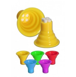 Silicone Filter Bong Accessories in a Display 24tk